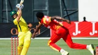 Australia crush Zimbabwe, rise to top of points table